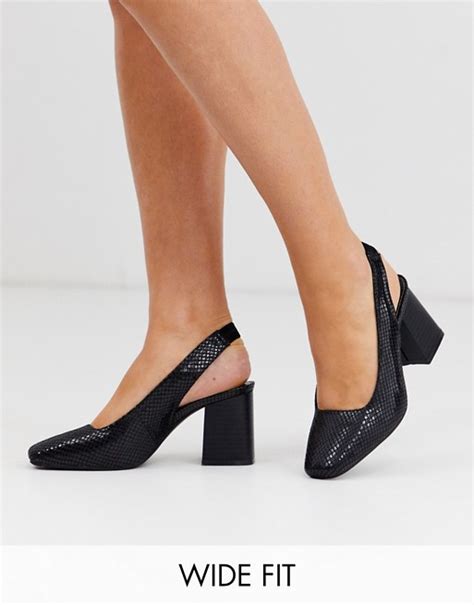 Mens Extra Wide Slingback Pumps & Heels .